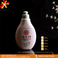 Oval shape HDPE shampoo bottles for sale